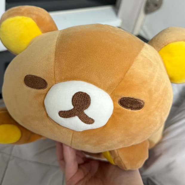 리락쿠마 모찌 오야스미 대형 40cm 인형 낮잠 산엑스 코리락쿠마 라잉