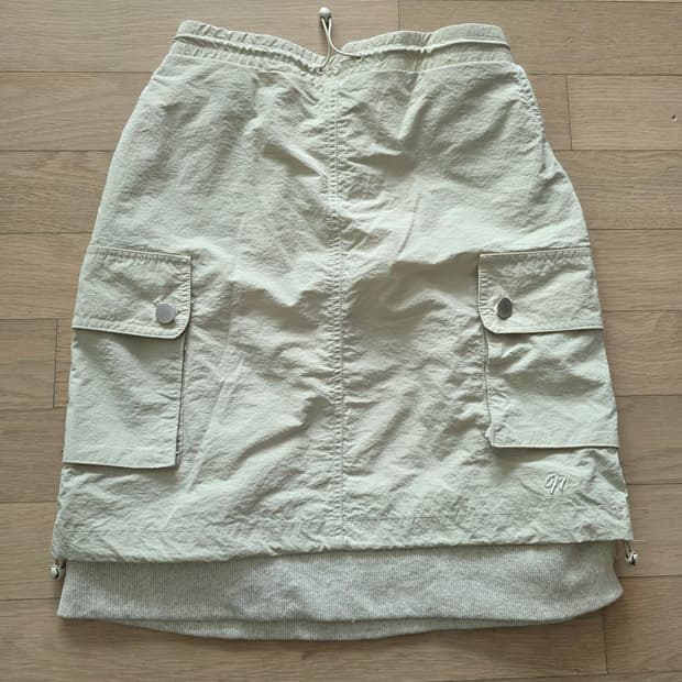 올드런드리 아메카지 스트링 카고 밴딩 스커트 치마