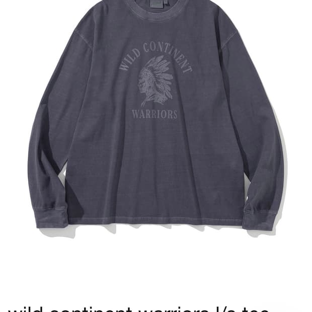 유니폼 브릿지 피그먼트 롱슬리브 네이비 새상품