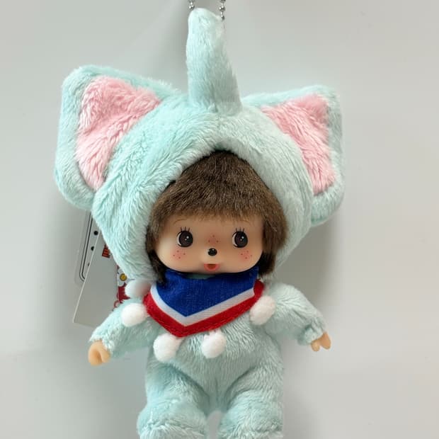 태국 코끼리 하늘색 몬치치