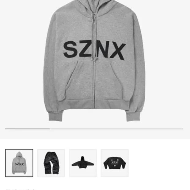 이지 HD-10 후드집업 그레이 1,2,3 사이즈