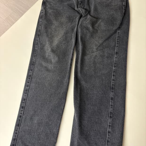 마리떼 프랑소와 저버 블랙 워싱 데님팬츠 XL