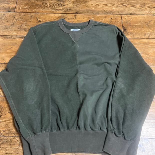 네이머클로딩 맨투맨 하프 리버스 스웨트셔츠 올리브 XL HALF REVE