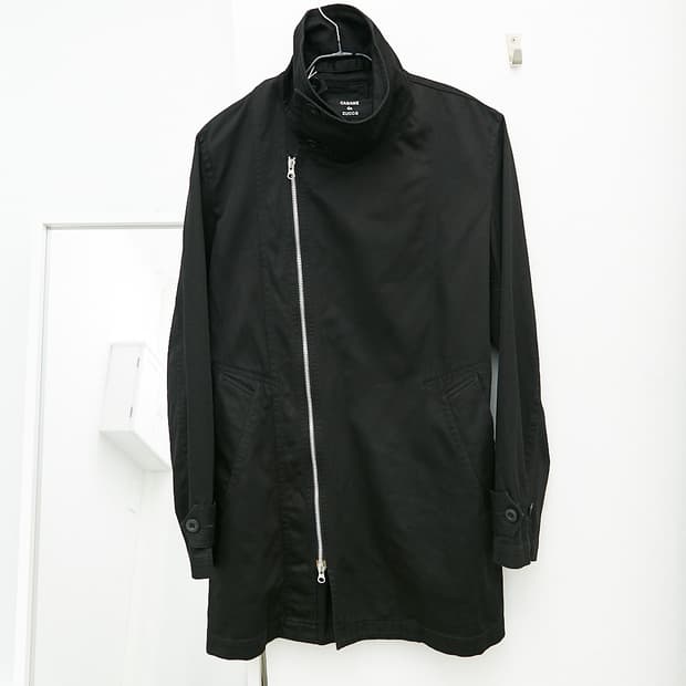 Detachable Hood Zip Parka