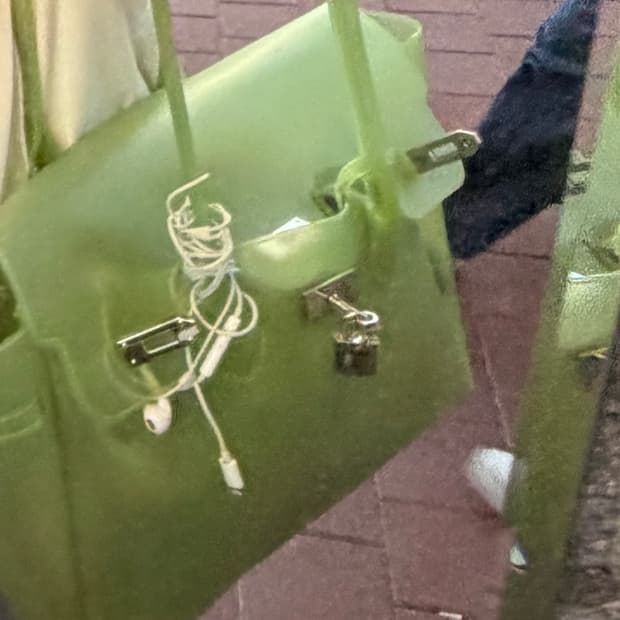키키 젤리 퍼킨백 tpu 민트