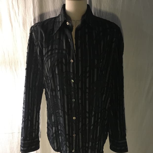 Katharine Hamnett black shirt