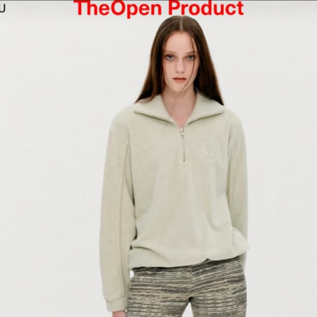 더오픈프로덕트 오픈와이와이 태리 반집업 아노락