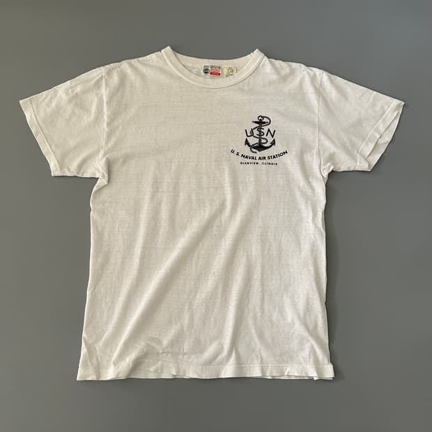 버즈릭슨 buzzrickson 뽀빠이 해군 반팔 티셔츠