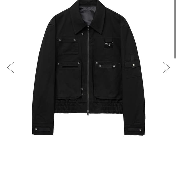 엘무드 워크 포켓 치노 블루종 자켓