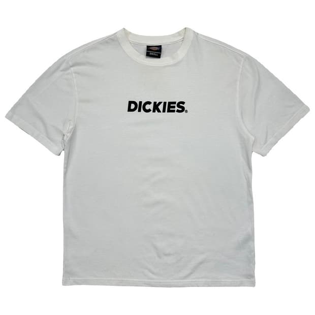 DICKIES 베이직 반팔 티 화이트 S