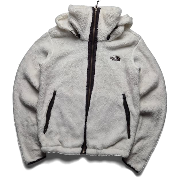 [S] 노스페이스 하이넥 후드 후리스 자켓