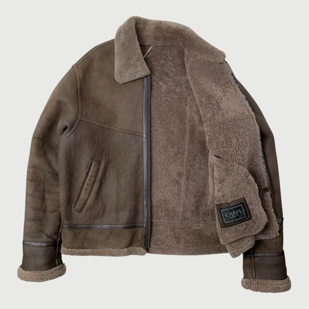 [95/정품] CASPI 양 가죽 양털 자켓 L1-0020