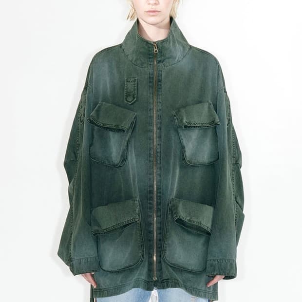 Open yy 오픈와이와이 카고 포켓 자켓 카키