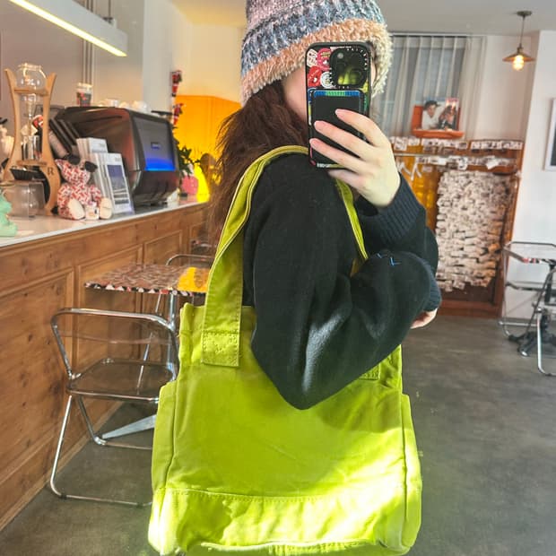 (착샷o) Kapital 캐피탈 더플 게임백 그린