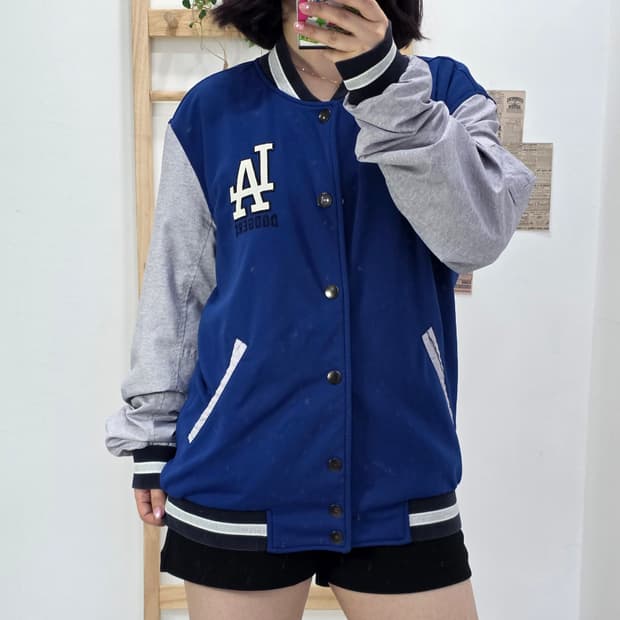 [프립]105/MLB LA 다저스 블루종 자켓 야구점퍼