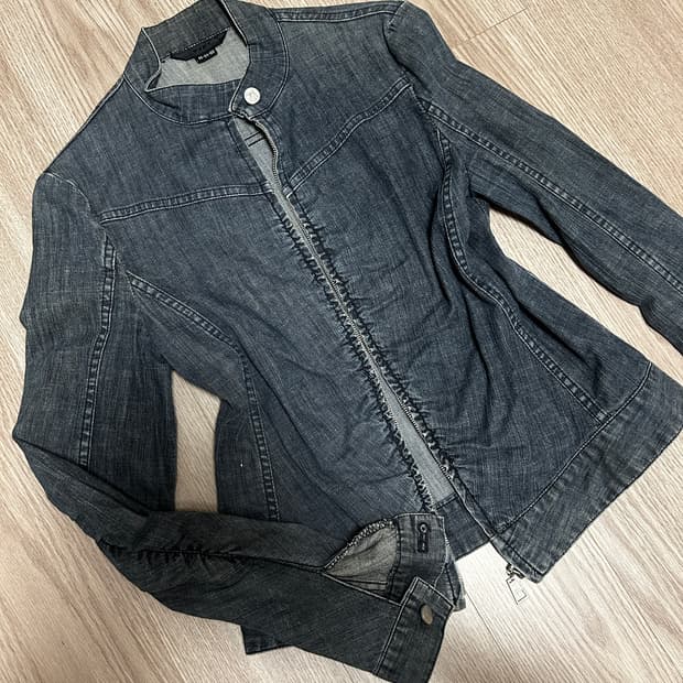 Vintage 넥버클 데님 자켓