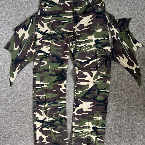 Awildbatboyz 카모플라쥬 팬츠