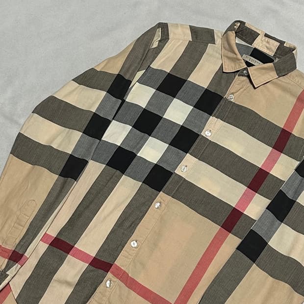 S 버버리 노바체크 셔츠