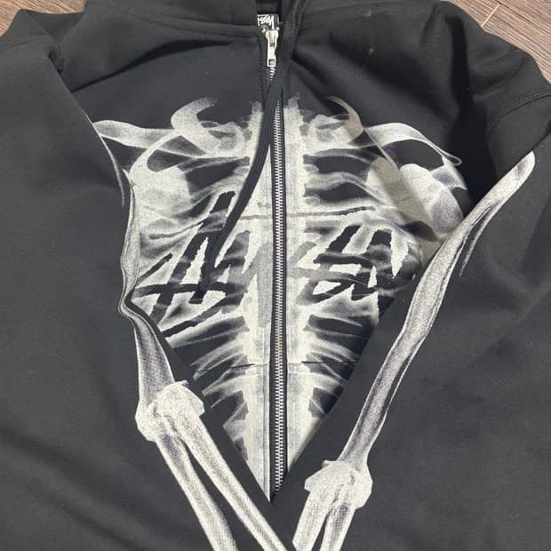 스투시 립케이지 후드집업