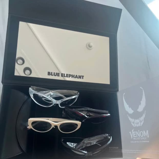 베놈 x 블루 엔리펀트 콜라보 선글라스 풀세트