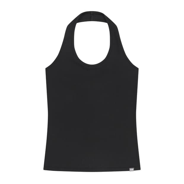 코이세이오 038 홀터넥 슬리브리스 블랙