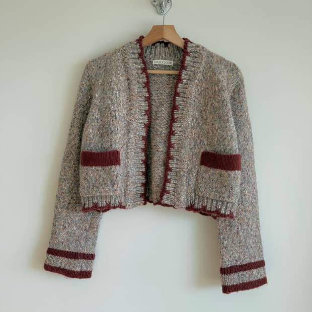 Pre owned 크롭 가디건