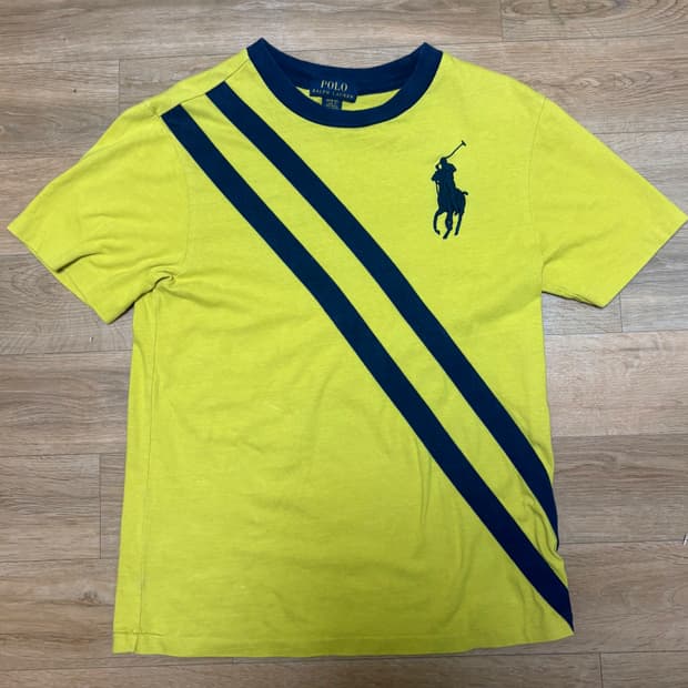 폴로 랄프로렌 라임 반팔 티셔츠