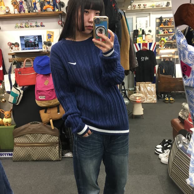 90's 나이키 케이블 니트