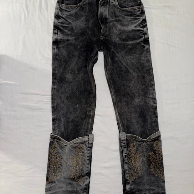 Y/project cowboy cuffs jean denim