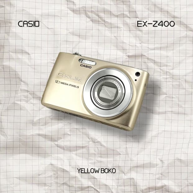 [필름감성] CASIO 카시오 엑슬림 EX-Z400 레트로 디지털 카메라