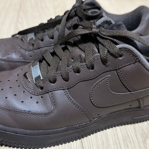 슈프림X나이키 에어포스 슈포스 1 로우 바로크 브라운 (245)