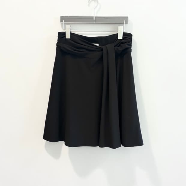 MOSCHINO draped midi skirt