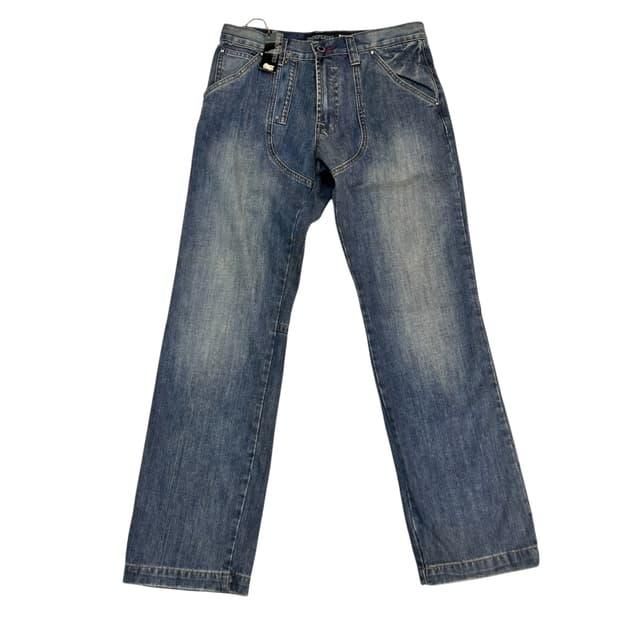 언디피티드 절개라인 데님 팬츠