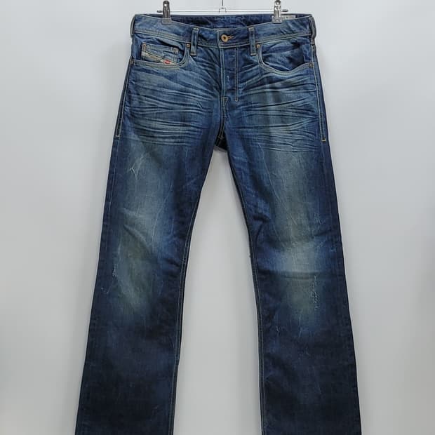 DIESEL 디젤 세미 부츠컷 데님 청바지 / 여 29 연청 워싱