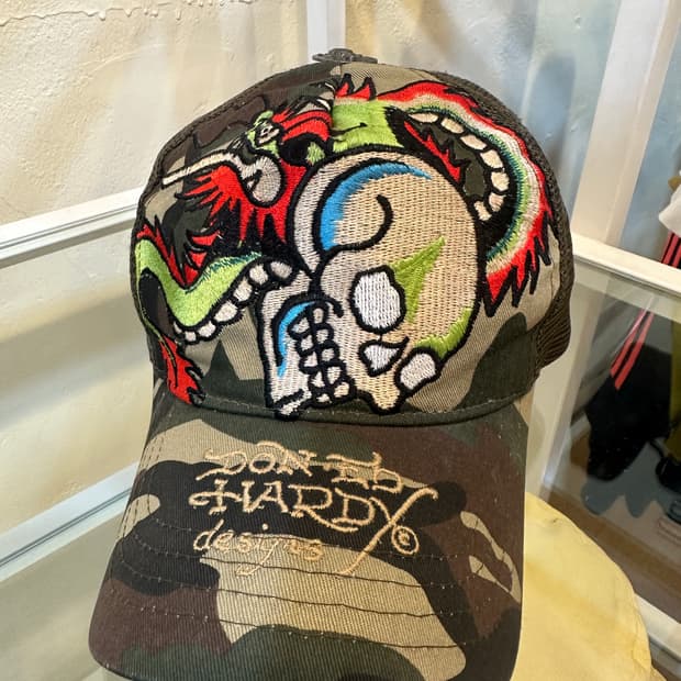 에드하디 드래곤 스컬 메쉬캡