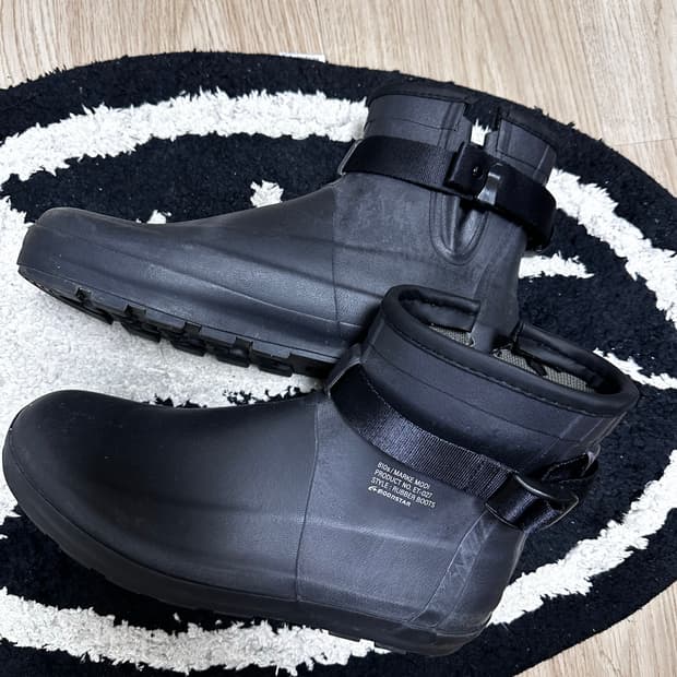 문스타 ET-027 마르케 모디 레인부츠 블랙 270