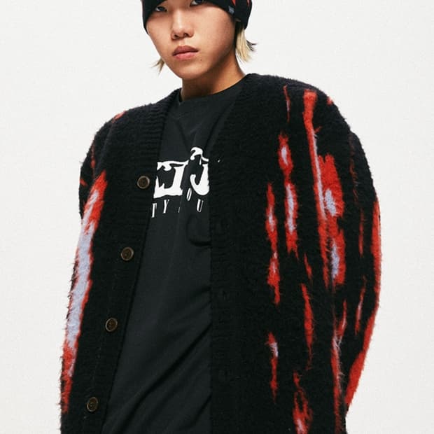 [판매](L)크리틱 데미지드 니트 가디건