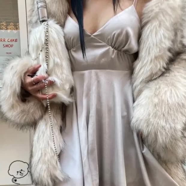 새상품 엔젤넘버555 엔넘파 퍼자켓