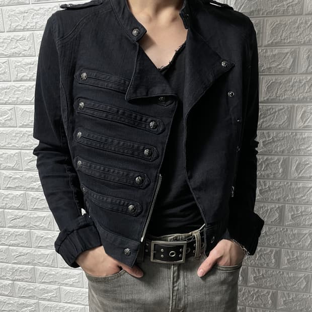 Rich Rebel Runaway 나폴레옹 데님 자켓