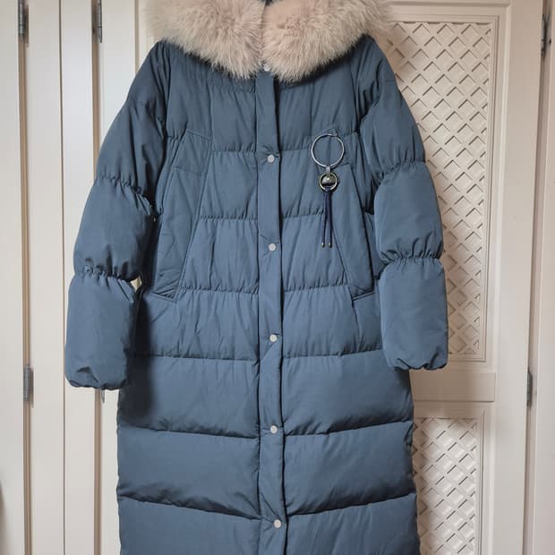 베네통 폭스퍼 다운패딩