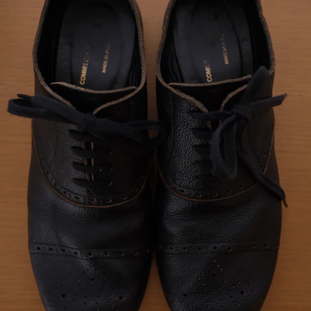 Wingtip derby shoes