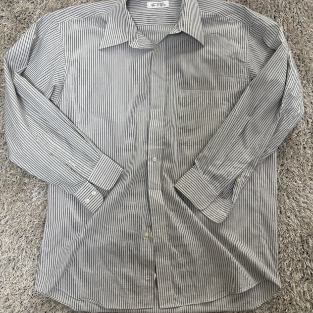 일본판 YIN&YANG 스트라이프 셔츠 사이즈 105