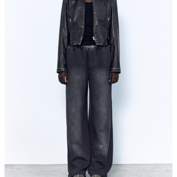 인사일런스 우먼 워시드 에코 레더 점퍼 