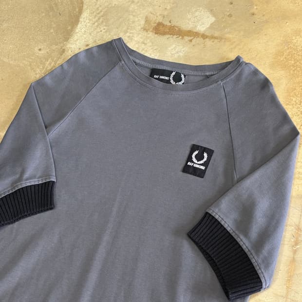 38 라프시몬스 x 프레드페리 반팔티셔츠