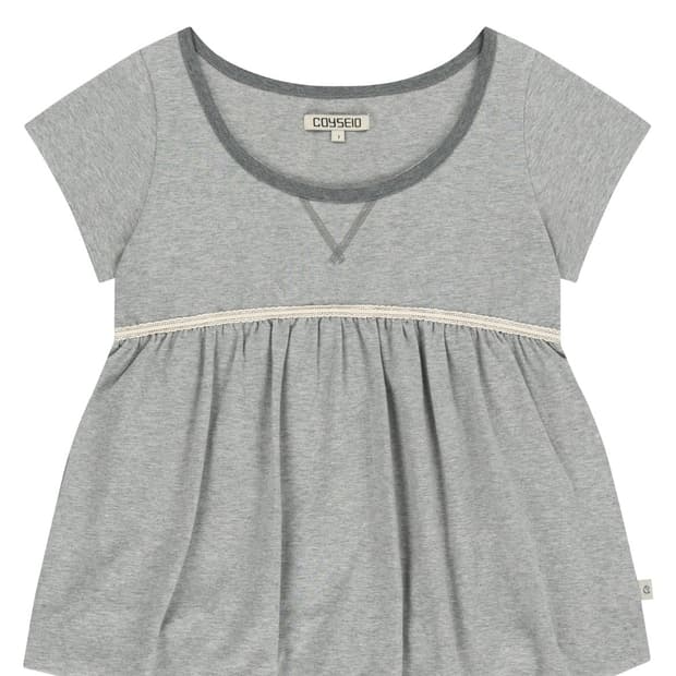 코이세이오 LCAE BALLOON T-SHIRT MELANGE GRAY