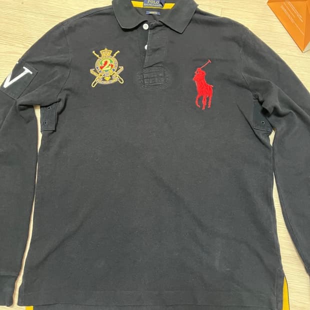 폴로 빅포니 롱슬리브 m 블랙