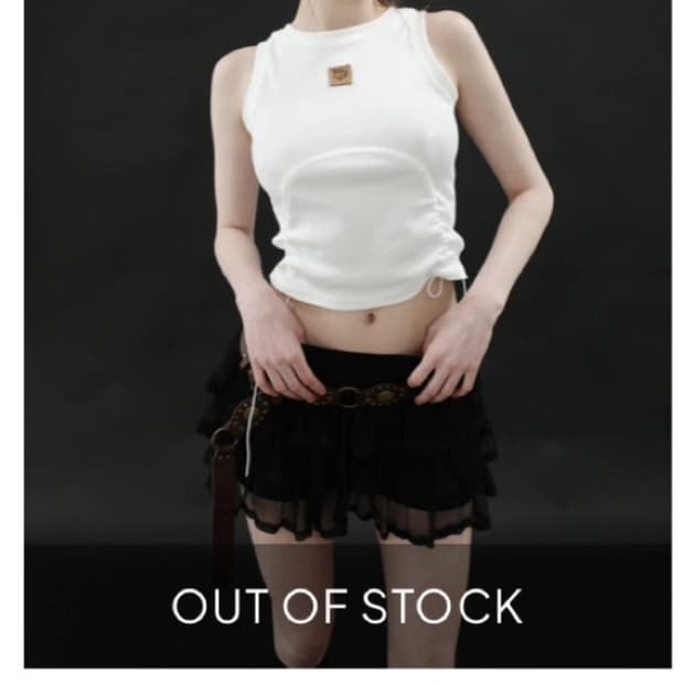 드라이로즈 터널 로고 슬리브리스 TUNNEL LOGO SLEEVELESS