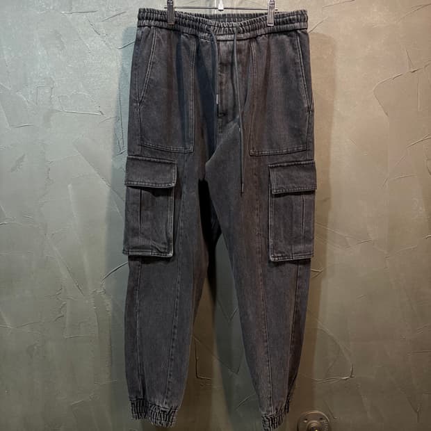 [48] JUUN J 준지 데님 카고 조거팬츠 