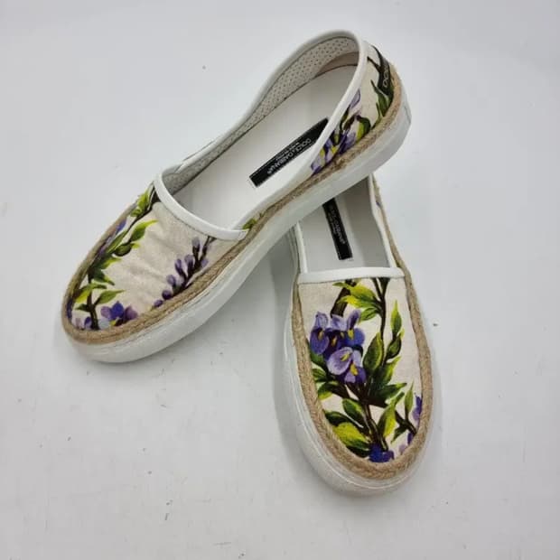 (정품)돌체앤가바나 플라워 에스파듀 슬립온(35)225~230