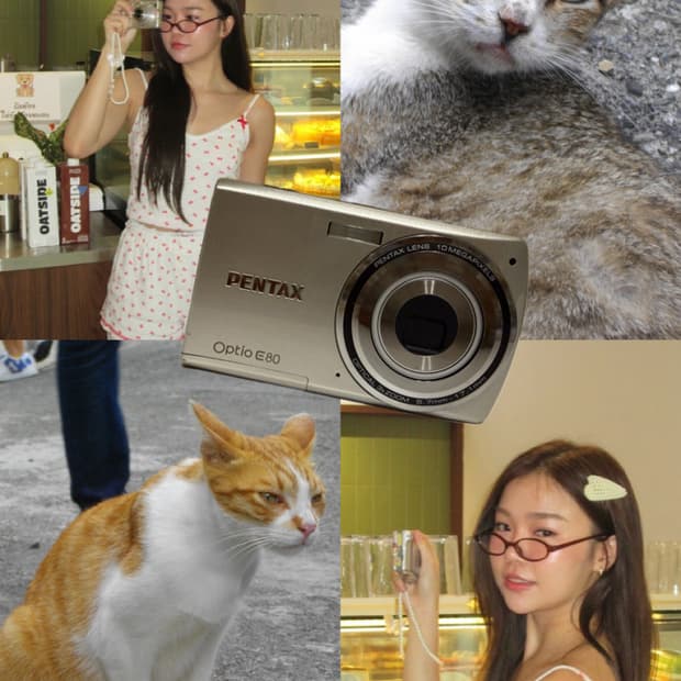 무배/타임스탬프) Pentax Optio E80 펜탁스 옵티오 디카